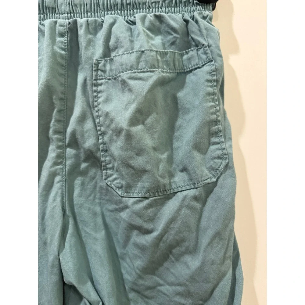 Old Navy Pull On Shorts Kids XL 14-16 Teal Excellent Elastic Waist Cotton